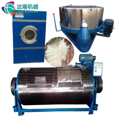 Sell 15-400 kg per hour Industrial drum type Dirty raw wool washing machine for sale