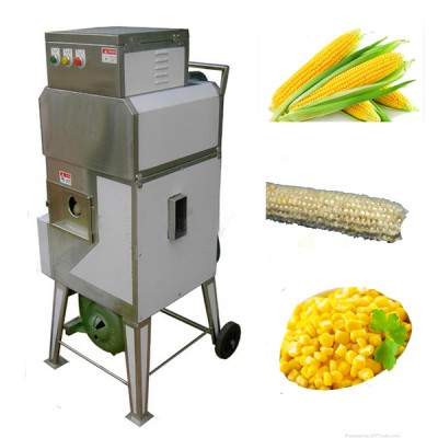 Large capacity cooked corn shelling machine/sweet corn threshing machine/young corn sheller with 2.2kw power